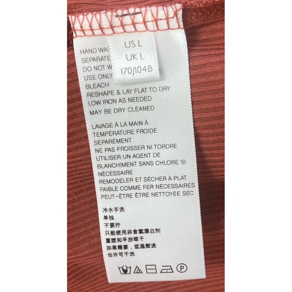 Free People Top Womens Size L Brown Boho Flowy Romantic Whimsical Festival Beach - Picture 10 of 10